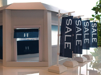 のれんやのぼりで販促